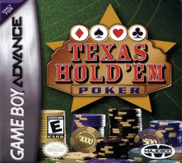 Texas Hold'em Poker box art for GameBoy Advance